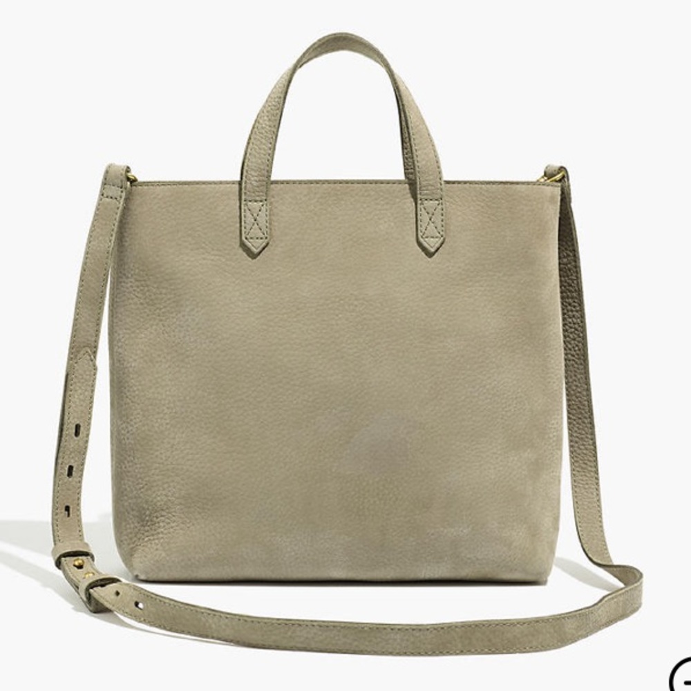 Madewell Zip-Top Leather Transport Crossbody